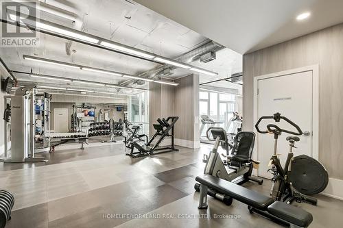 1703 - 20 Bruyeres Mews, Toronto (Waterfront Communities), ON - Indoor Photo Showing Gym Room