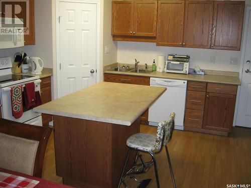 306 2006 7Th Street, Rosthern, SK - Indoor Photo Showing Kitchen With Double Sink