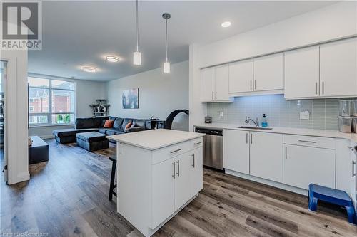 399 Queen St S Street Unit# 102, Kitchener, ON - Indoor Photo Showing Kitchen