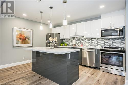 Full Kitchen For Entertaining - 399 Queen St S Street Unit# 102, Kitchener, ON - Indoor Photo Showing Kitchen With Upgraded Kitchen