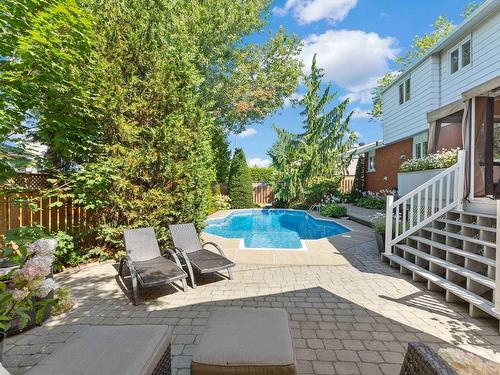 Backyard - 4327 Rue Juneau, Montréal (Pierrefonds-Roxboro), QC - Outdoor With In Ground Pool