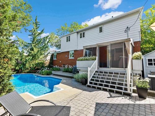 Backyard - 4327 Rue Juneau, Montréal (Pierrefonds-Roxboro), QC - Outdoor With In Ground Pool