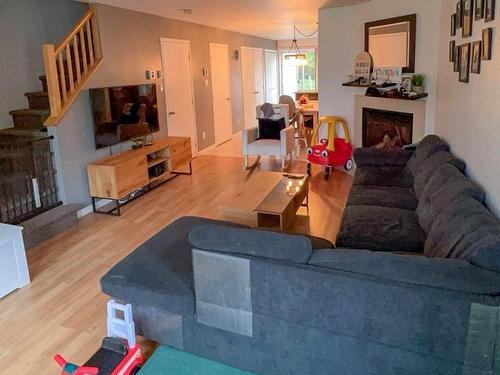 Dwelling - 1355  - 1361 Rue P.-A.-Gouin, Trois-Rivières, QC - Indoor Photo Showing Living Room With Fireplace