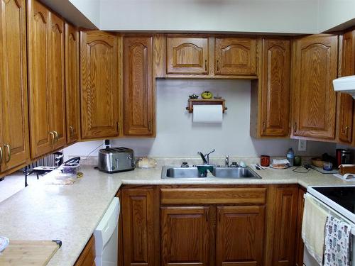 214 Third St, Rainy River, ON - Indoor Photo Showing Kitchen With Double Sink