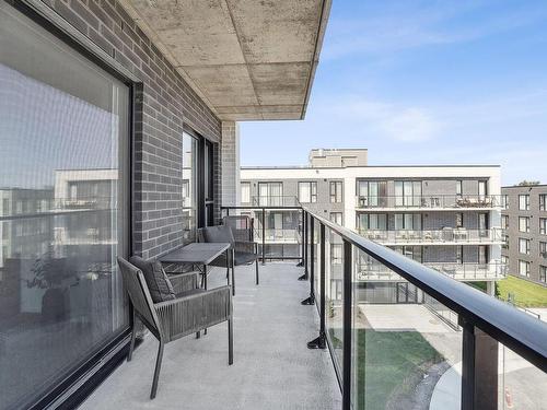 Balcony - 409-10120 Rue Lauraine-Vaillancourt, Montréal (Ahuntsic-Cartierville), QC - Outdoor With Exterior