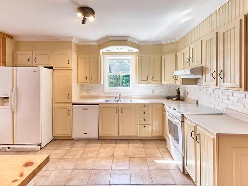 Cuisine - 13 Ch. Houle, Saint-Donat, QC - Indoor Photo Showing Kitchen With Double Sink