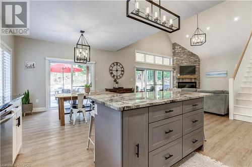 399 Mallory Beach Road, South Bruce Peninsula, ON - Indoor Photo Showing Kitchen With Upgraded Kitchen