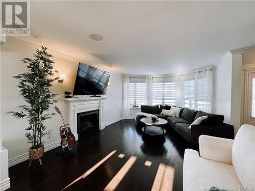 69 Shiajan Crescent, Moncton, NB - Indoor Photo Showing Living Room With Fireplace