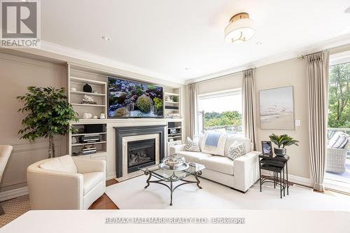 3114 Cardross Court, Oakville, ON - Indoor Photo Showing Living Room With Fireplace