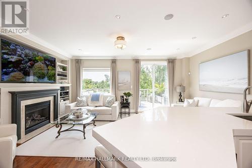 3114 Cardross Court, Oakville, ON - Indoor Photo Showing Living Room With Fireplace