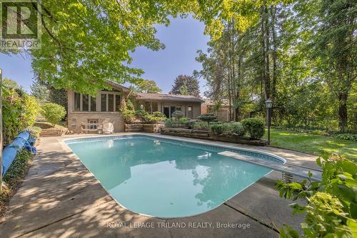 74 Wychwood Park, London, ON - Outdoor With In Ground Pool With Backyard