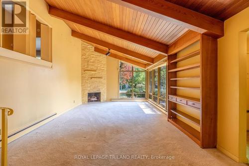 74 Wychwood Park, London, ON - Indoor Photo Showing Other Room With Fireplace