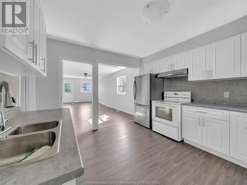 649 Bridge, Windsor, ON - Indoor Photo Showing Kitchen With Double Sink