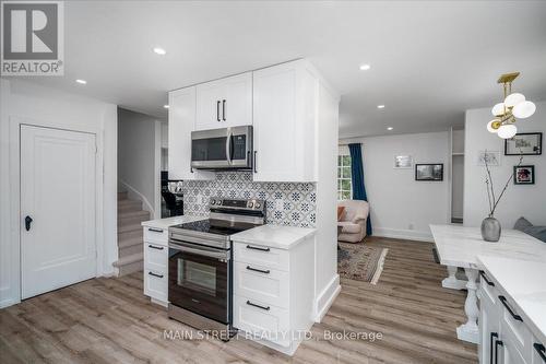 58 Raleigh Street, Brantford, ON - Indoor Photo Showing Kitchen With Upgraded Kitchen