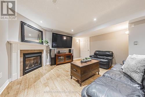 94 Valmont Street, Hamilton (Ancaster), ON - Indoor Photo Showing Living Room With Fireplace