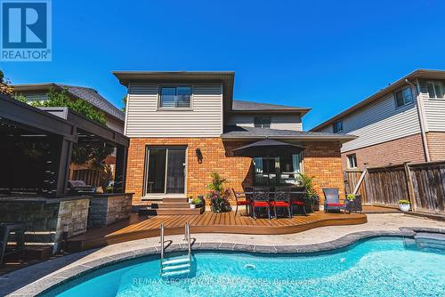 94 Valmont Street, Hamilton (Ancaster), ON - Outdoor With In Ground Pool With Deck Patio Veranda