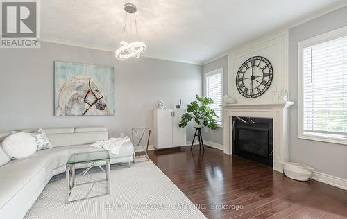 43 Valleyscape Trail, Caledon, ON - Indoor Photo Showing Living Room With Fireplace