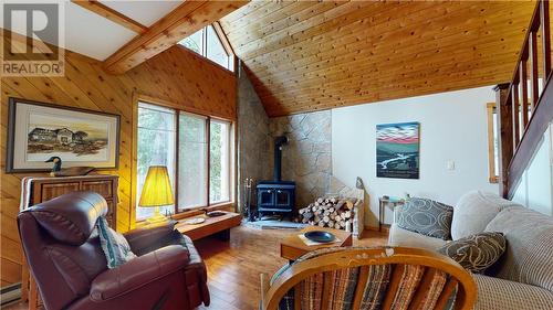 234 Tamarack Lane, Little Current, ON - Indoor Photo Showing Living Room With Fireplace