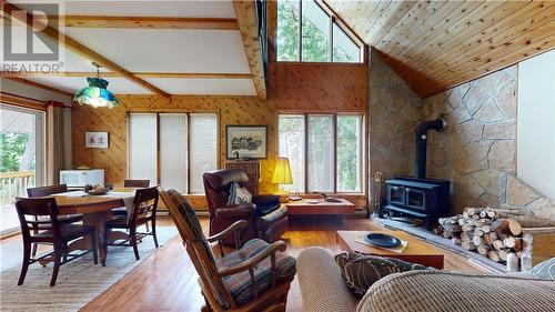 234 Tamarack Lane, Little Current, ON - Indoor With Fireplace