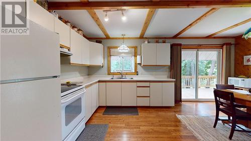 234 Tamarack Lane, Little Current, ON - Indoor Photo Showing Kitchen With Double Sink