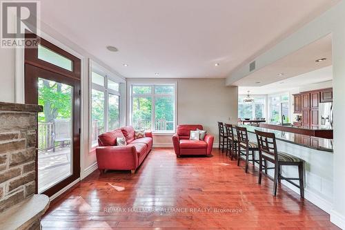 1200 Bronte Road, Oakville (Glen Abbey), ON - Indoor Photo Showing Living Room With Fireplace