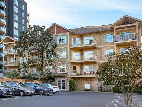 204-821 Goldstream Ave, Langford, BC - Outdoor With Balcony With Facade