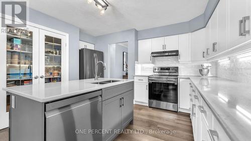 10 Mountainview Crescent, London, ON - Indoor Photo Showing Kitchen With Double Sink With Upgraded Kitchen