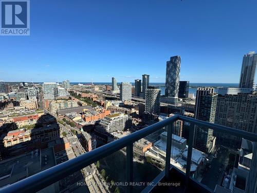 3306 - 88 Scott Street, Toronto, ON - Outdoor With Balcony With View