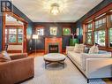 118 Grey Street, Fredericton, NB  - Indoor Photo Showing Living Room With Fireplace 