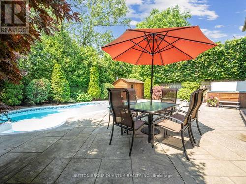 3569 Belvedere Crescent, Mississauga, ON - Outdoor With In Ground Pool With Deck Patio Veranda