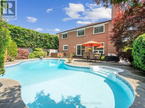 3569 Belvedere Crescent, Mississauga, ON - Outdoor With In Ground Pool With Backyard