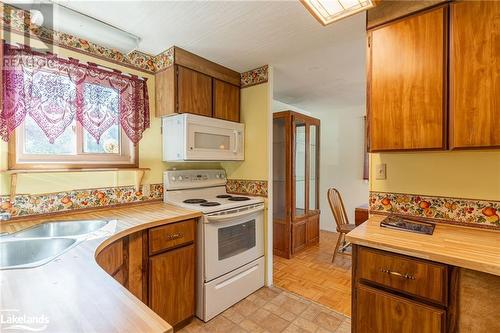 1034 Eighth Lane, Minden, ON - Indoor Photo Showing Kitchen With Double Sink