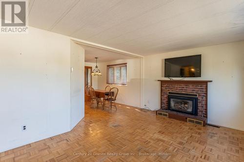 1034 Eighth Lane, Minden Hills, ON - Indoor Photo Showing Living Room With Fireplace