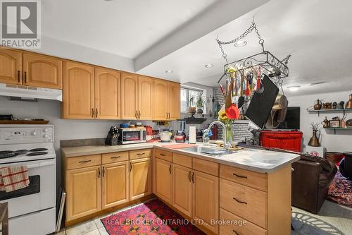 81 Clapperton Street, Barrie, ON - Indoor Photo Showing Kitchen With Double Sink