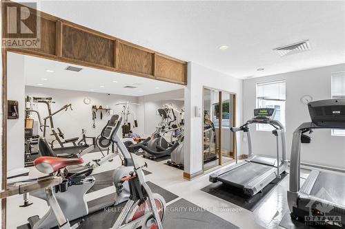 2304 - 530 Laurier Avenue W, Ottawa, ON - Indoor Photo Showing Gym Room