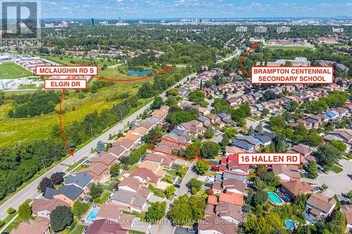 16 Hallen Road, Brampton (Fletcher'S West), ON - Outdoor With View