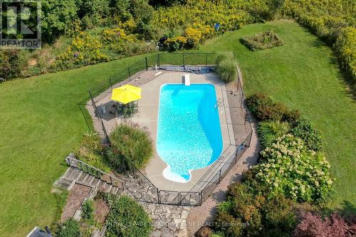 9433 Sideroad 10, Erin, ON - Outdoor With In Ground Pool With Deck Patio Veranda With Backyard