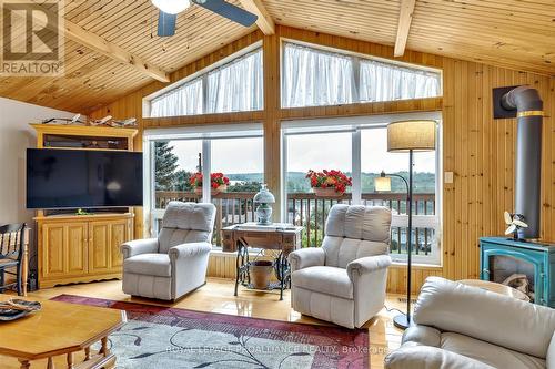 149 Park Lane, Asphodel-Norwood, ON - Indoor Photo Showing Living Room With Fireplace