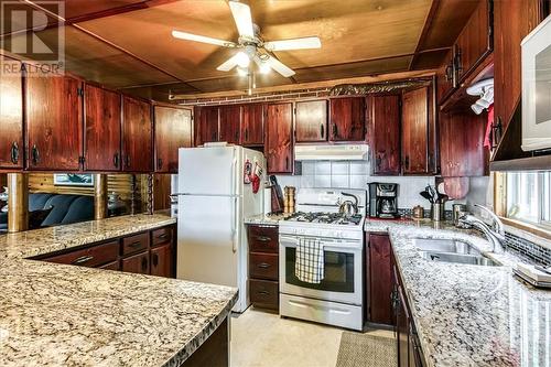 50B Filion Road, Field, ON - Indoor Photo Showing Kitchen With Double Sink