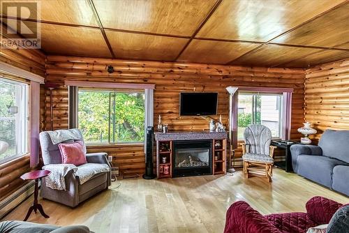 50B Filion Road, Field, ON - Indoor Photo Showing Living Room With Fireplace