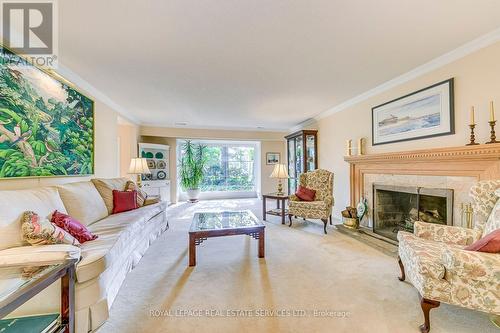 199 Kenollie Avenue, Mississauga (Mineola), ON - Indoor Photo Showing Living Room With Fireplace