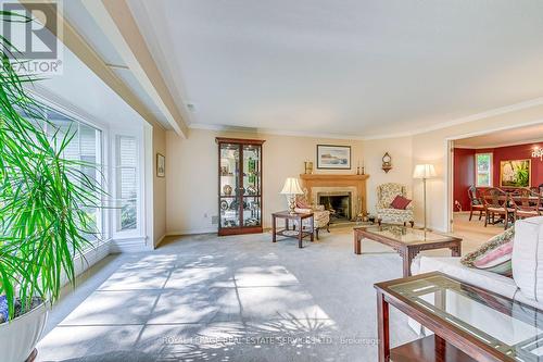 199 Kenollie Avenue, Mississauga (Mineola), ON - Indoor Photo Showing Living Room With Fireplace