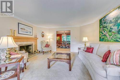 199 Kenollie Avenue, Mississauga (Mineola), ON - Indoor Photo Showing Living Room With Fireplace