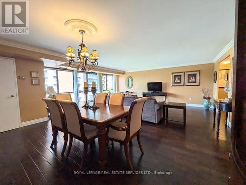 608 - 1400 Dixie Road, Mississauga (Lakeview), ON - Indoor Photo Showing Dining Room