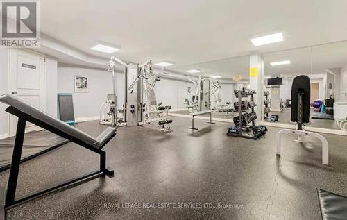 608 - 1400 Dixie Road, Mississauga (Lakeview), ON - Indoor Photo Showing Gym Room