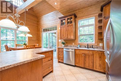 304 Chemin Saint -Ignace, Saint-Louis, NB - Indoor Photo Showing Kitchen With Double Sink