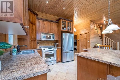 304 Chemin Saint -Ignace, Saint-Louis, NB - Indoor Photo Showing Kitchen With Double Sink