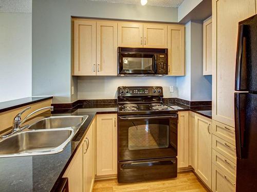 Kitchen - 1203-650 Rue Jean-D'Estrées, Montréal (Ville-Marie), QC - Indoor Photo Showing Kitchen With Double Sink