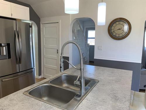 1172 Redford Road, Emo, ON - Indoor Photo Showing Kitchen With Double Sink