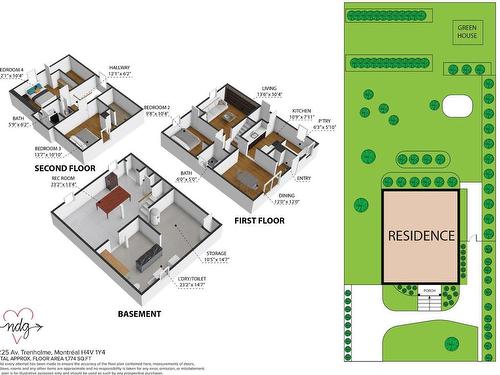 Drawing (sketch) - 5225 Av. Trenholme, Montréal (Côte-Des-Neiges/Notre-Dame-De-Grâce), QC - Other